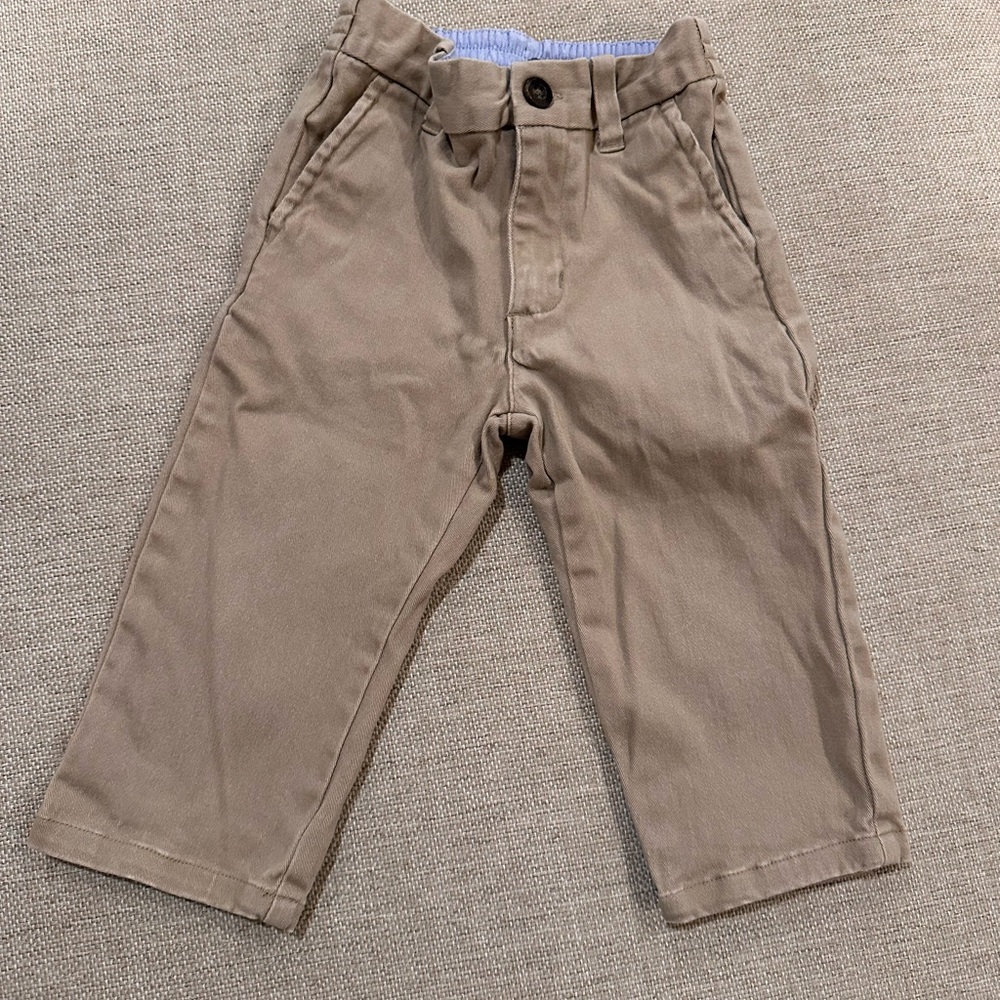 Janie & Jack khakis size 12-18 months